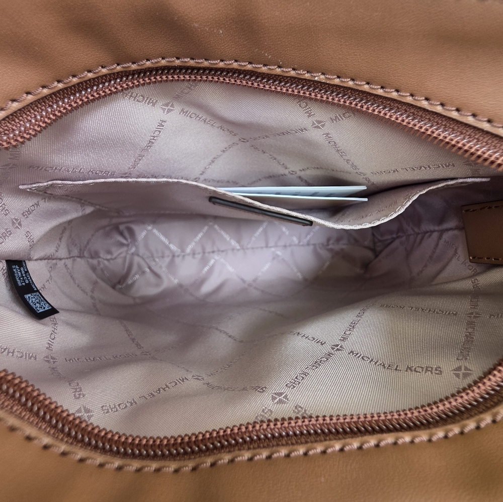 Michael Kors Jet Set Logo Small Brown Crossbody - Picture 5 of 9